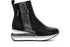 CafèNoir Donna Tronchetto con cerniere in pelle e riporto cocco C1DN1130 Nero/piombo